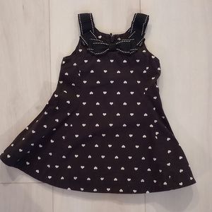 Gymboree 3-6 month blue heart dress